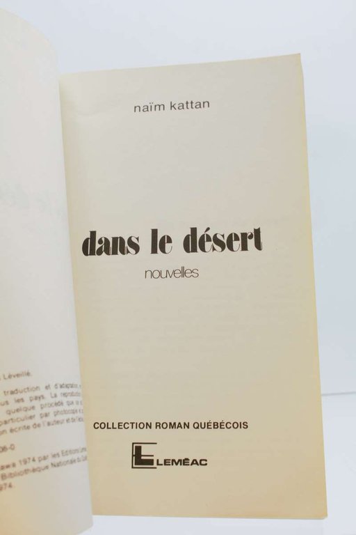 Dans le désert