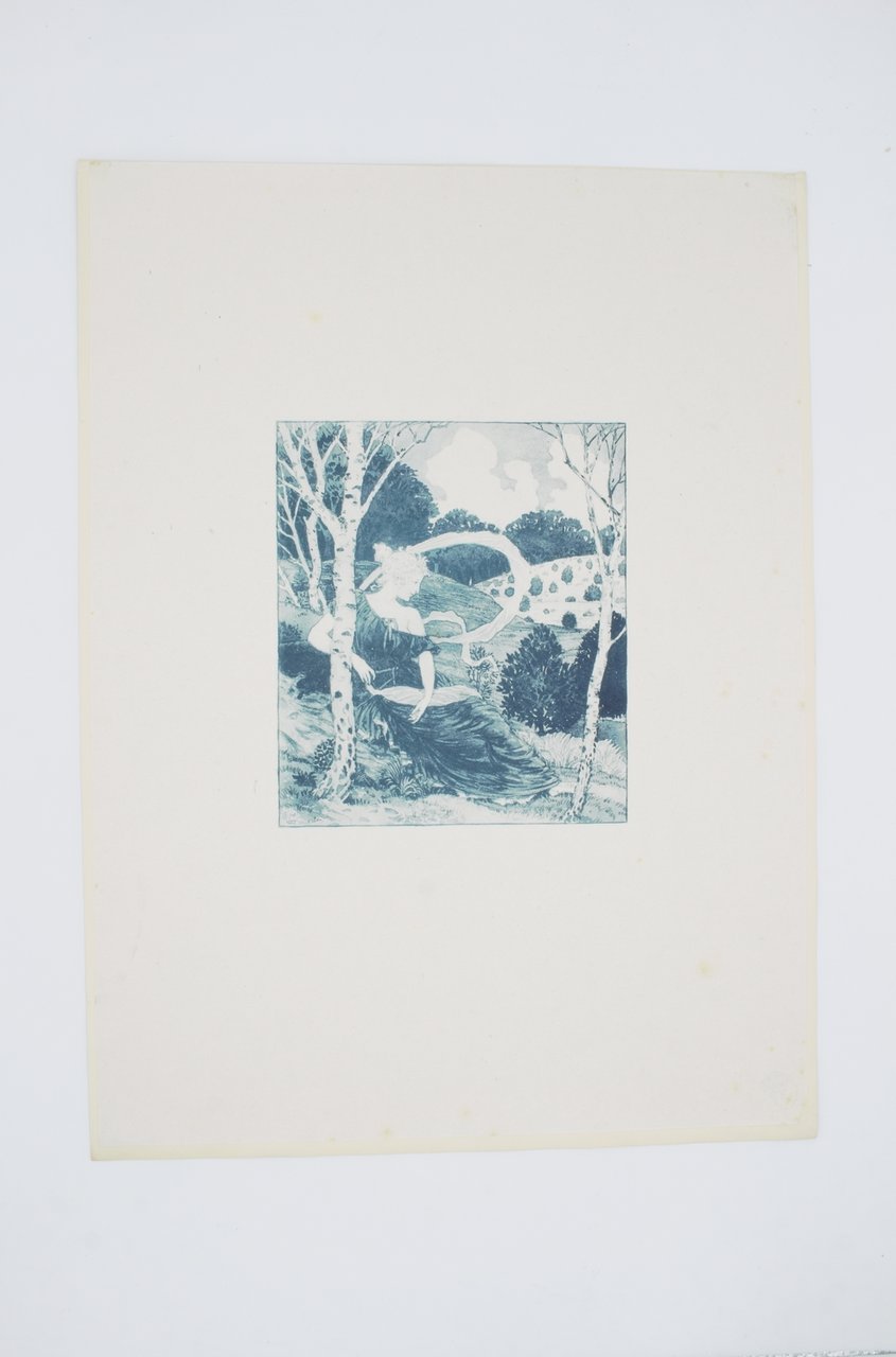 Dans les bois - Lithographie originale sur Chine - L'Estampe …