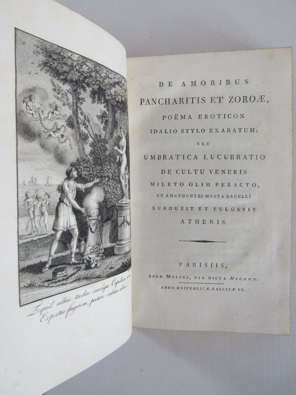 De amoribus Pancharitis et Zoroae, poema eroticon seu Umbratica lucubratio …