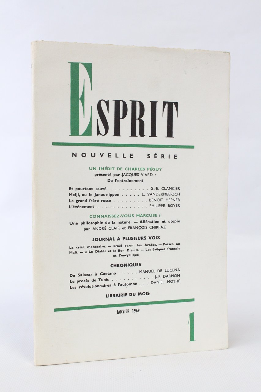 De l'entraînement - In Esprit N°377 de la 36e année