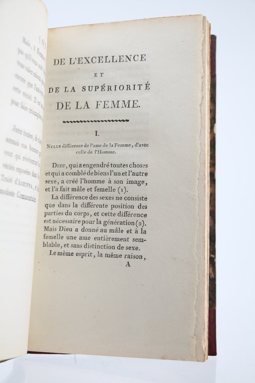 De l'excellence et de la supériorité de la femme