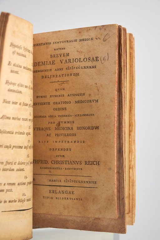 De mutationibus quas subit infans. Frider. Iacobis/ Adamus Gessner. Erlangae. …