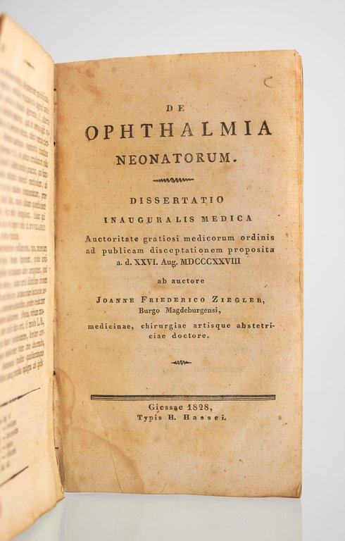 De mutationibus quas subit infans. Frider. Iacobis/ Adamus Gessner. Erlangae. …