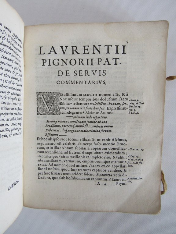 De servis et Eorum apud Veteres Ministeriis, Commentarius, In quo …