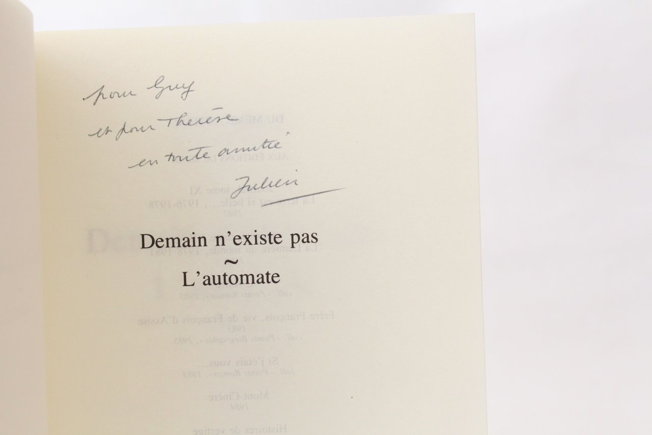 Demain n'existe pas. - L'automate