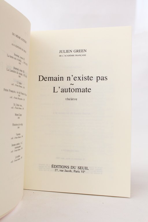 Demain n'existe pas. - L'automate