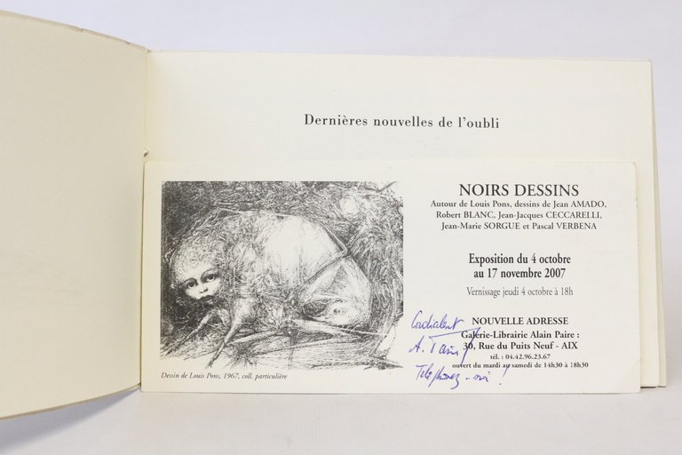 Dernières nouvelles de l'oubli