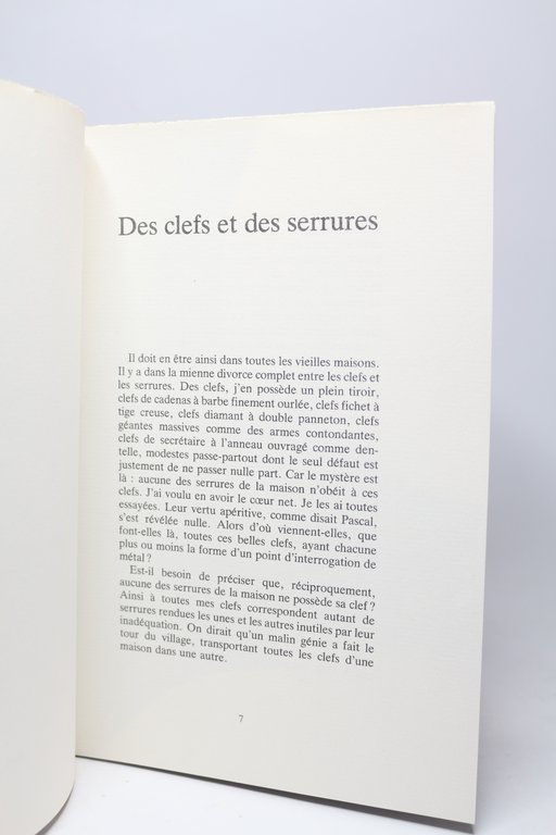 Des clefs et des serrures