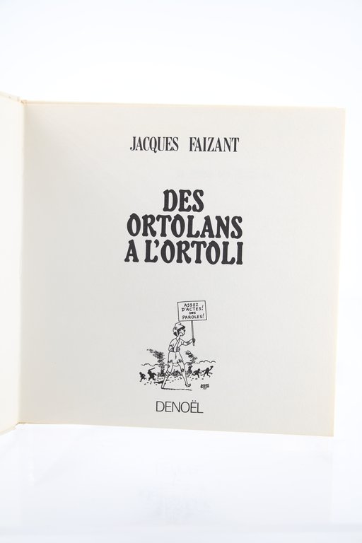 Des Ortolans à l'Ortoli