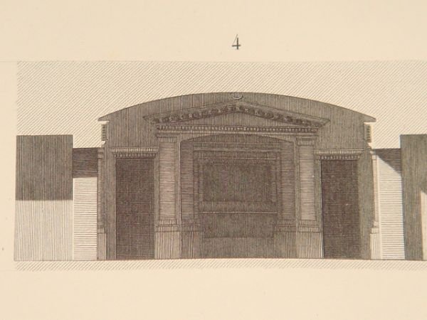 DESCRIPTION DE L'EGYPTE. Alexandrie. Plan, coupes et détails d'un monument …