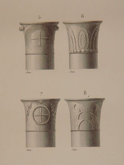 DESCRIPTION DE L'EGYPTE. Alexandrie. Plan, coupes et détails d'une grande …