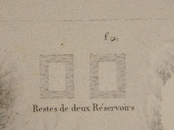 DESCRIPTION DE L'EGYPTE. Alexandrie. Plan et coupe d'un stade situé …