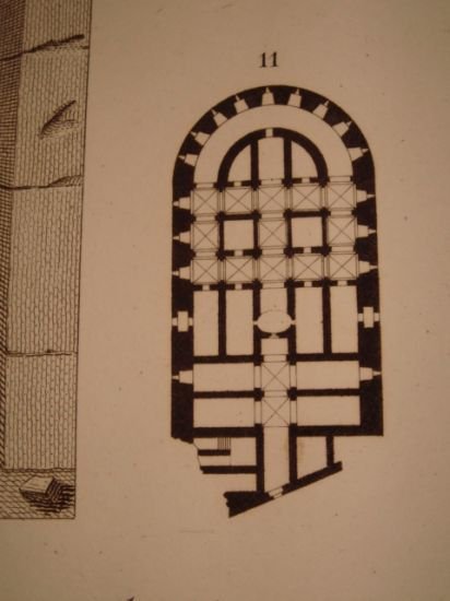 DESCRIPTION DE L'EGYPTE. Alexandrie. Plans et vues intérieures de plusieurs …