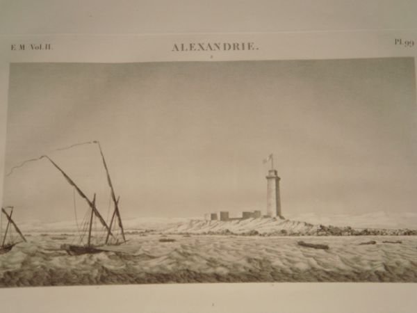 DESCRIPTION DE L'EGYPTE. Alexandrie. Vue du pont de l'aqueduc sur …