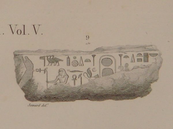 DESCRIPTION DE L'EGYPTE. Alexandrie. Vue, profils et détails de la …