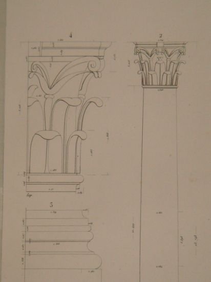 DESCRIPTION DE L'EGYPTE. Alexandrie. Vue, profils et détails de la …