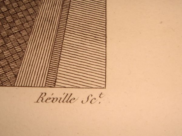 DESCRIPTION DE L'EGYPTE. Alexandrie. Vues perspectives intérieures d'une maison particulière. …