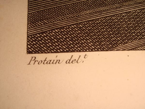 DESCRIPTION DE L'EGYPTE. Alexandrie. Vues perspectives intérieures d'une maison particulière. …