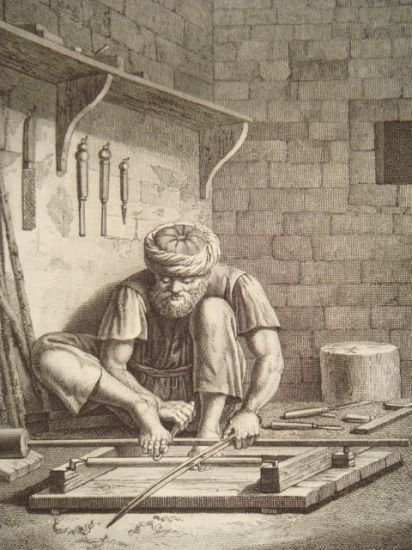 DESCRIPTION DE L'EGYPTE. Arts et métiers. L'Arçonneur de coton, Le …