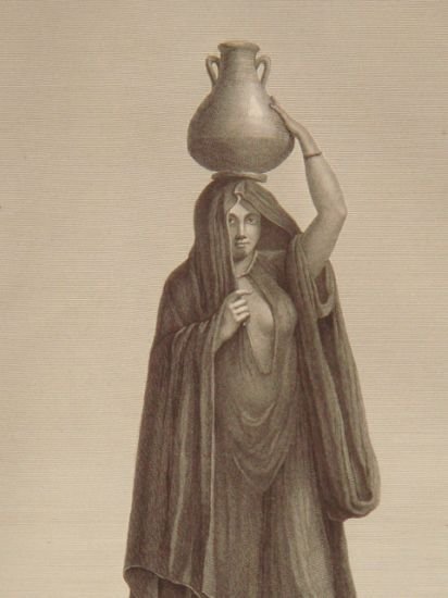DESCRIPTION DE L'EGYPTE. Costumes et portraits. Sâys ou palefrenier, Femme …