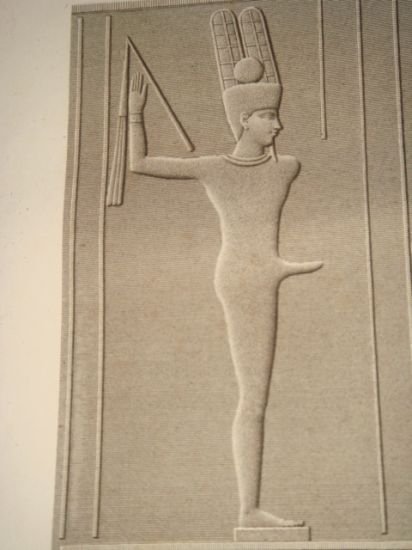 DESCRIPTION DE L'EGYPTE. Erment (Hermonthis). Bas-reliefs de l'intérieur et de …