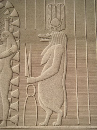 DESCRIPTION DE L'EGYPTE. Erment (Hermonthis). Bas-reliefs de l'intérieur et de …