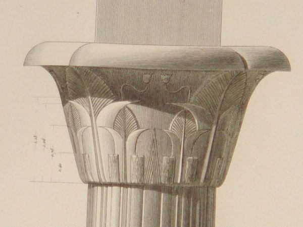 DESCRIPTION DE L'EGYPTE. Esné (Latopolis). Plans et élévations de six …