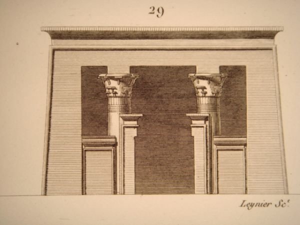 DESCRIPTION DE L'EGYPTE. Ile de Philae. Détails de coiffures symboliques, …