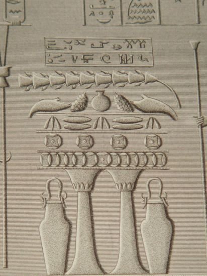 DESCRIPTION DE L'EGYPTE. Ile de Philae. Sculptures du portique du …