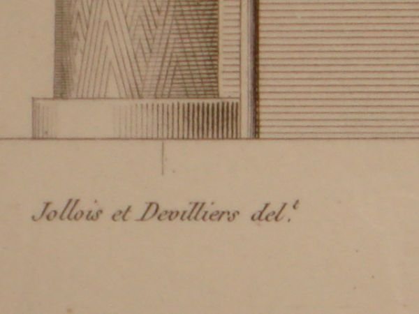 DESCRIPTION DE L'EGYPTE. Koum Omboû (Ombos). Plan, coupe, et élévation …
