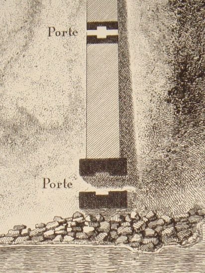 DESCRIPTION DE L'EGYPTE. Koum Omboû (Ombos). Plan général des ruines …