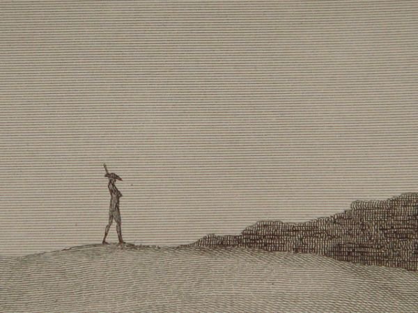 DESCRIPTION DE L'EGYPTE. Koum Omboû (Ombos). Vue du grand temple. …
