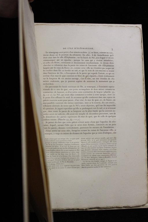 Description de l'Egypte. Mémoires sur le Nilomètre de l'île d'Eléphantine …