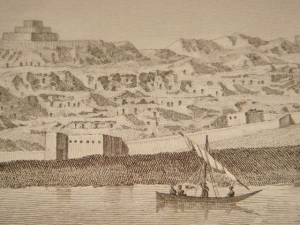 DESCRIPTION DE L'EGYPTE. Memphis et environs. Poignet d'un colosse à …