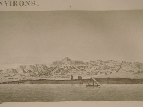 DESCRIPTION DE L'EGYPTE. Memphis et environs. Poignet d'un colosse à …