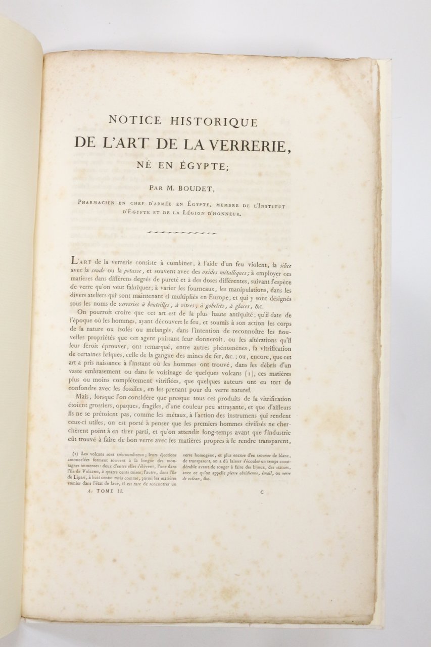 Description de l'Egypte. Partie Antiquités. Notice historique de l'art de …