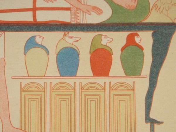 DESCRIPTION DE L'EGYPTE. Thèbes. Bybân el Molouk. Vases, meubles et …