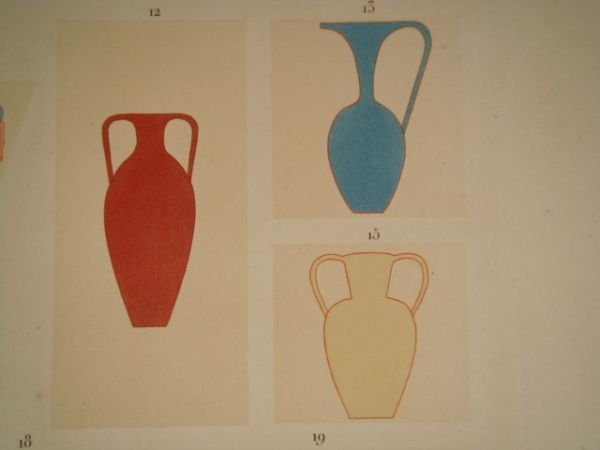 DESCRIPTION DE L'EGYPTE. Thèbes. Bybân el Molouk. Vases, meubles et …