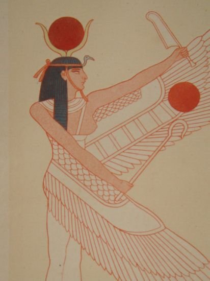 DESCRIPTION DE L'EGYPTE. Thèbes. Bybân el Molouk. Vases, meubles et …