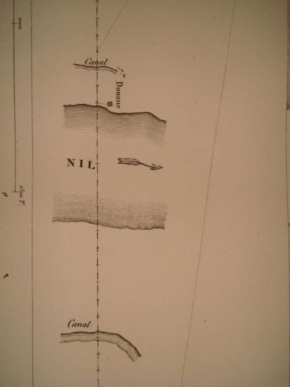 DESCRIPTION DE L'EGYPTE. Vallée du Nil et lac Maréotis. Profils …