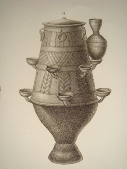 DESCRIPTION DE L'EGYPTE. Vases, meubles et instruments. Qoulleh, Barils, Jarres, …
