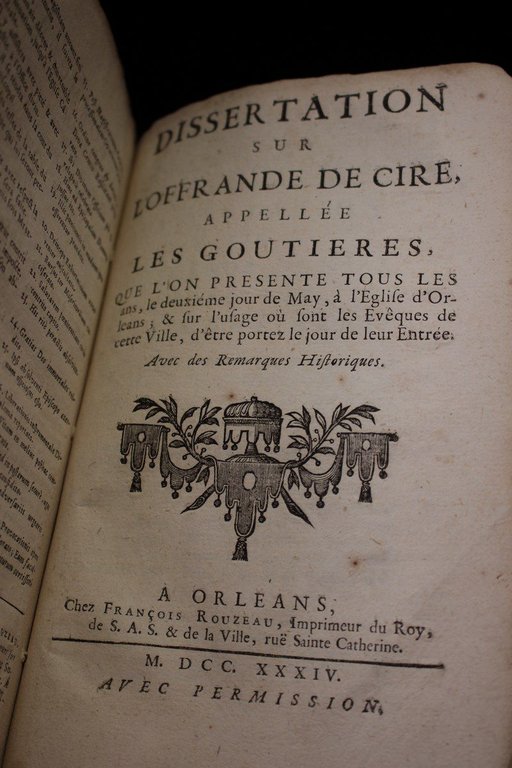 Description de l'entrée des evesques d'Orléans, et des cérémonies qui …