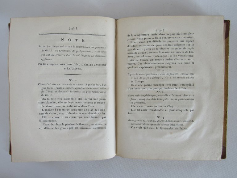 Description des pyramides de Guizé, de la ville du Caire …