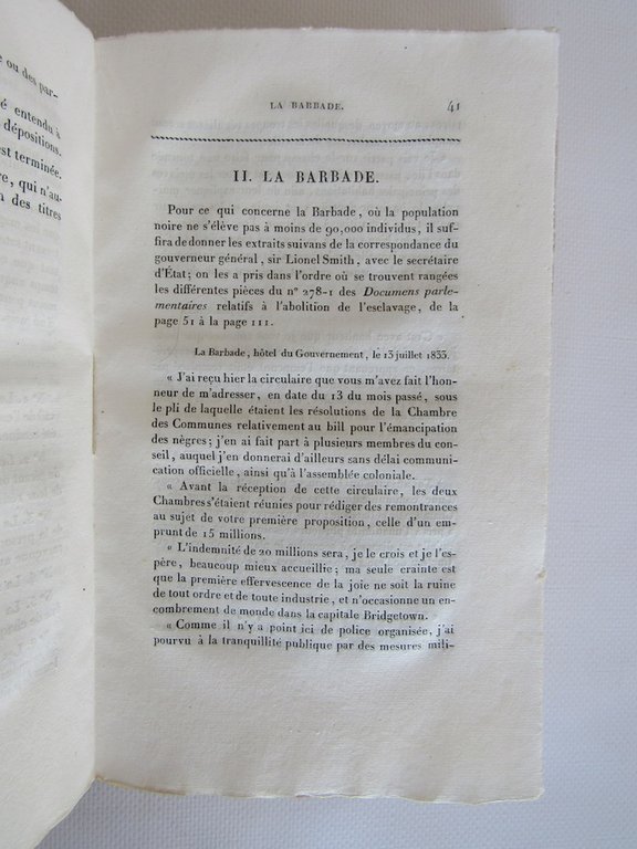 Détails de l'émancipation des esclaves dans les colonies anglaises pendant …