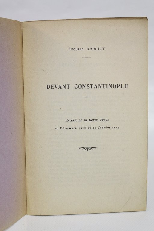 Devant Constantinople