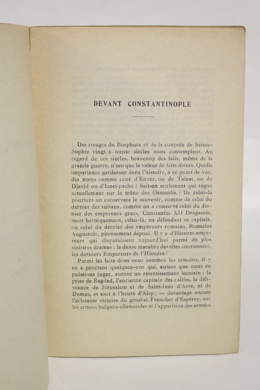 Devant Constantinople