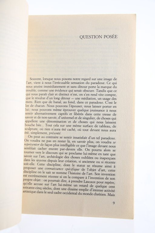 Devant l'Image. Question posée aux Fins d'une Histoire de l'Art