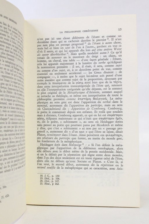 Dialogue avec Heidegger