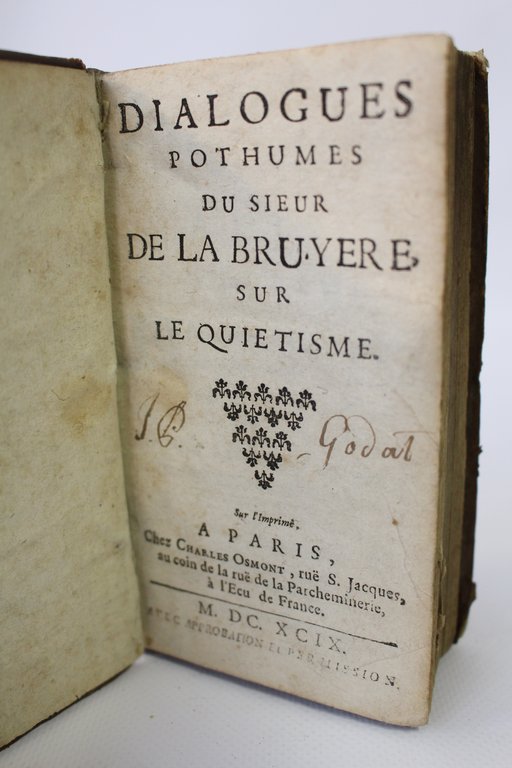 Dialogues posthumes du sieur de La Bruyère sur le quietisme