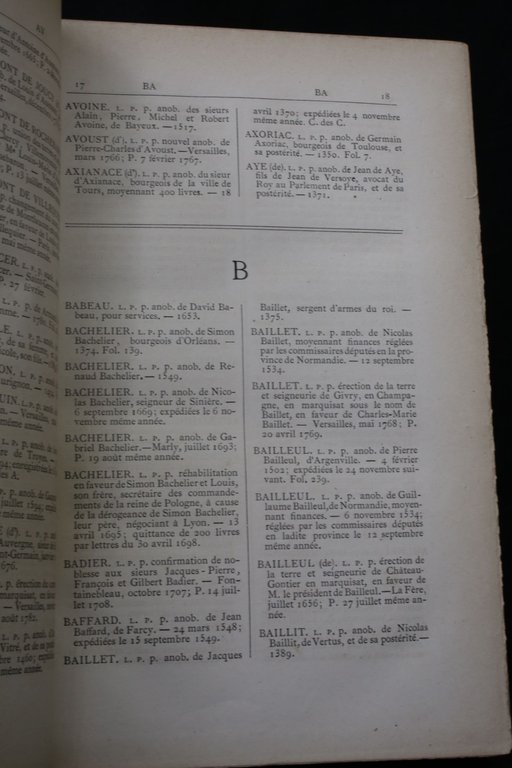 Dictionnaire des anoblis 1270-1868 suivi du Dictionnaire des familles qui …